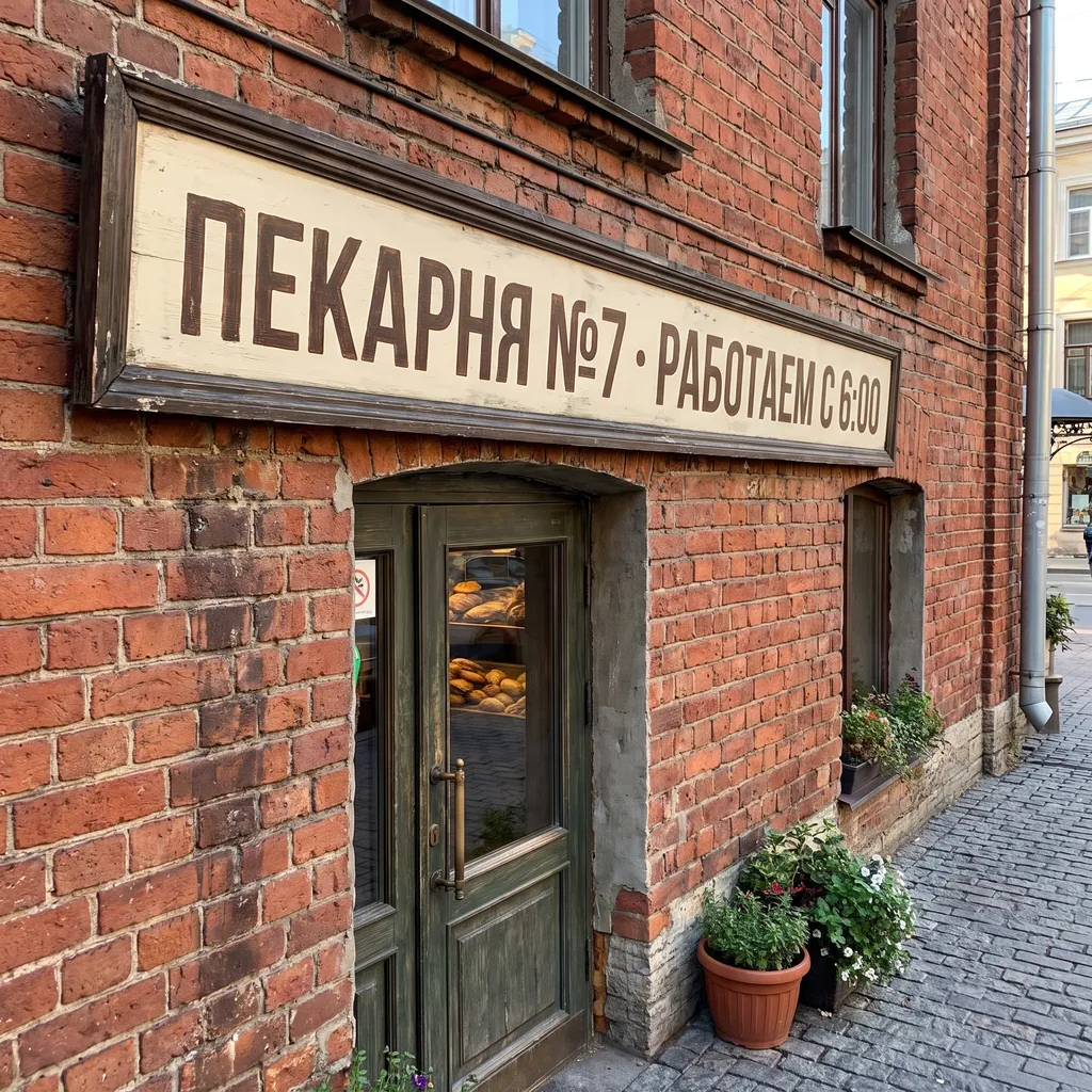 Точная вывеска: результат