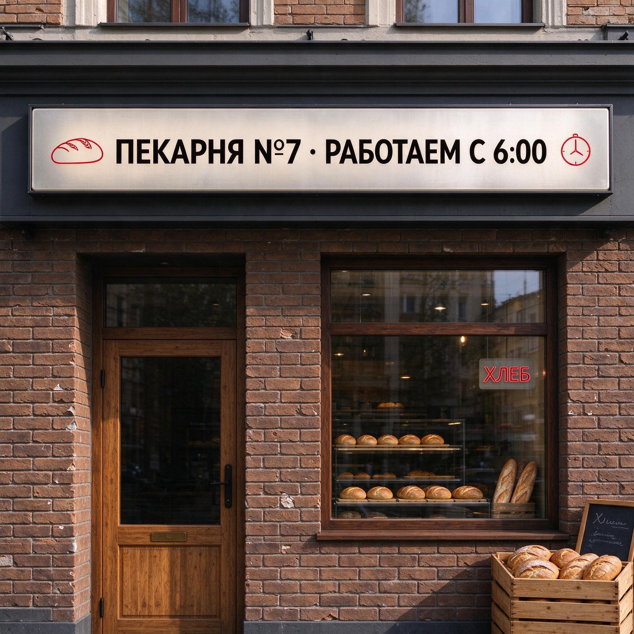 Точная вывеска: результат