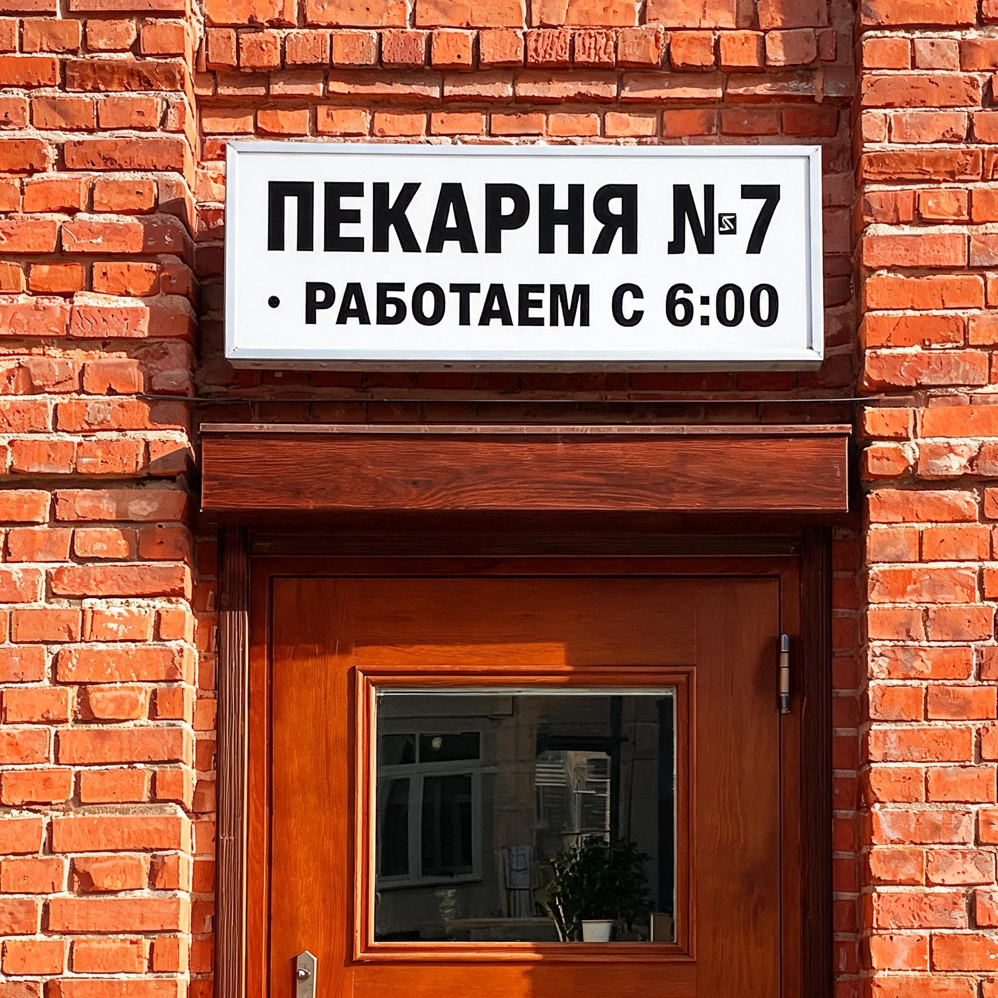 Точная вывеска: результат