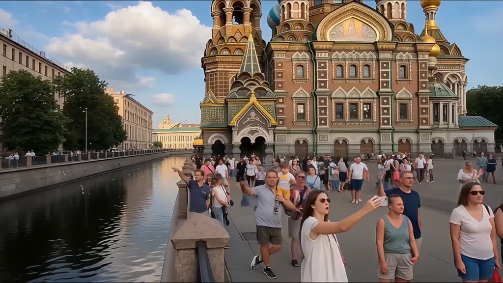 Застывшая набережная: результат