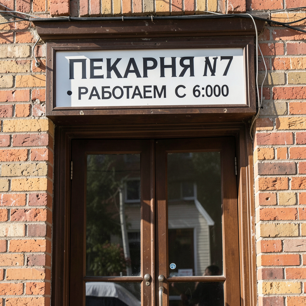 Точная вывеска: результат