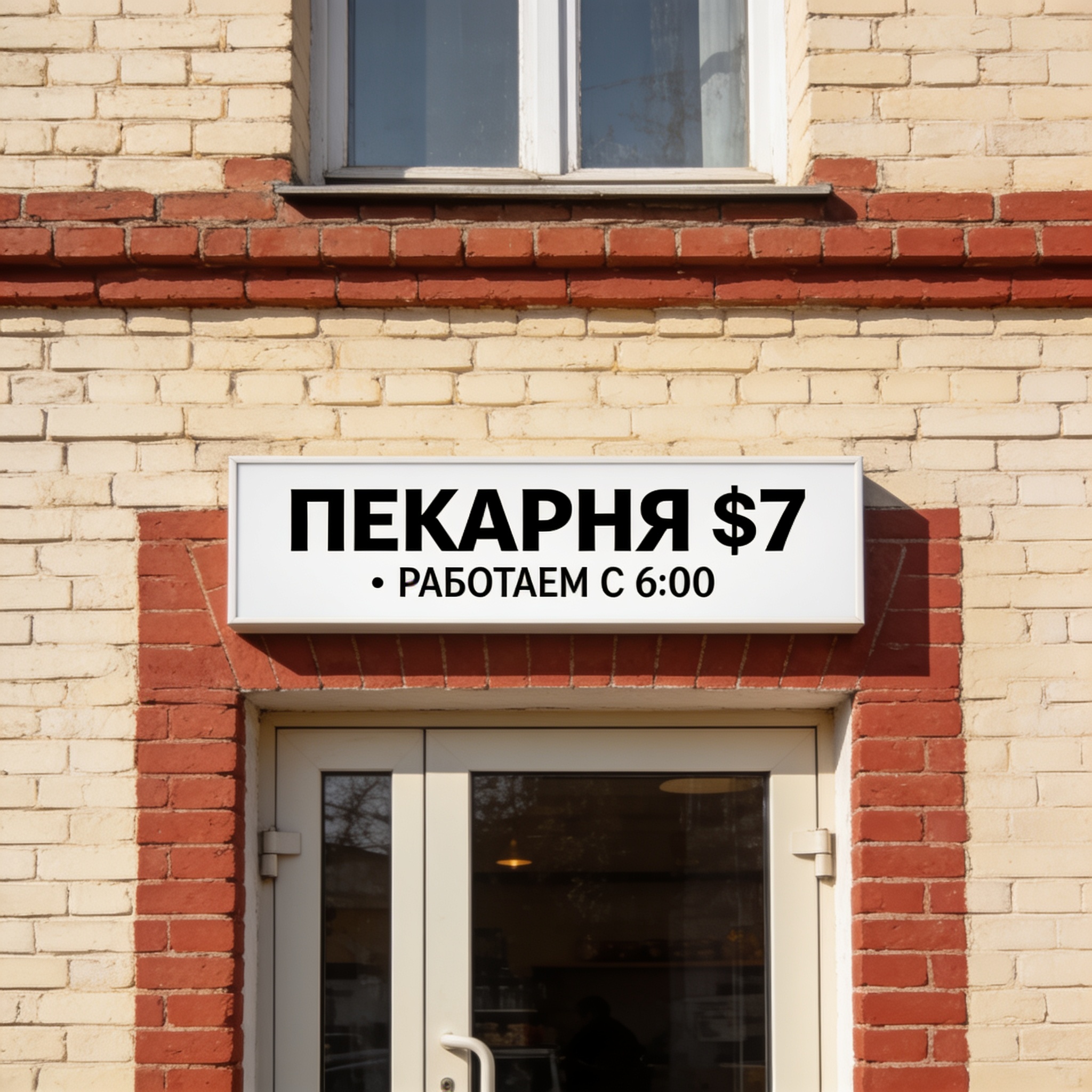 Точная вывеска: результат